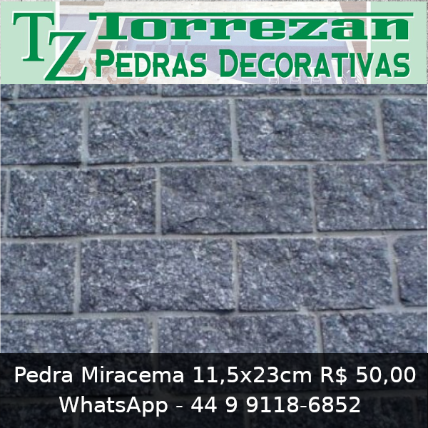 Miracema 11,5×11,5  Piso de pedra, Pedras, Pedras decorativas